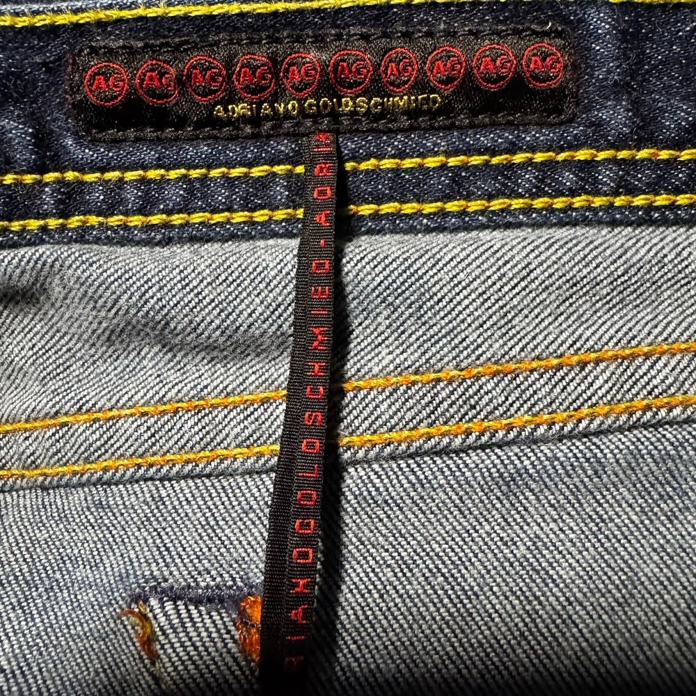 AG Adriano Goldschmied Womens 31 Dark Wash Wide Leg Jeans Size Made USA - Picture 4 of 6